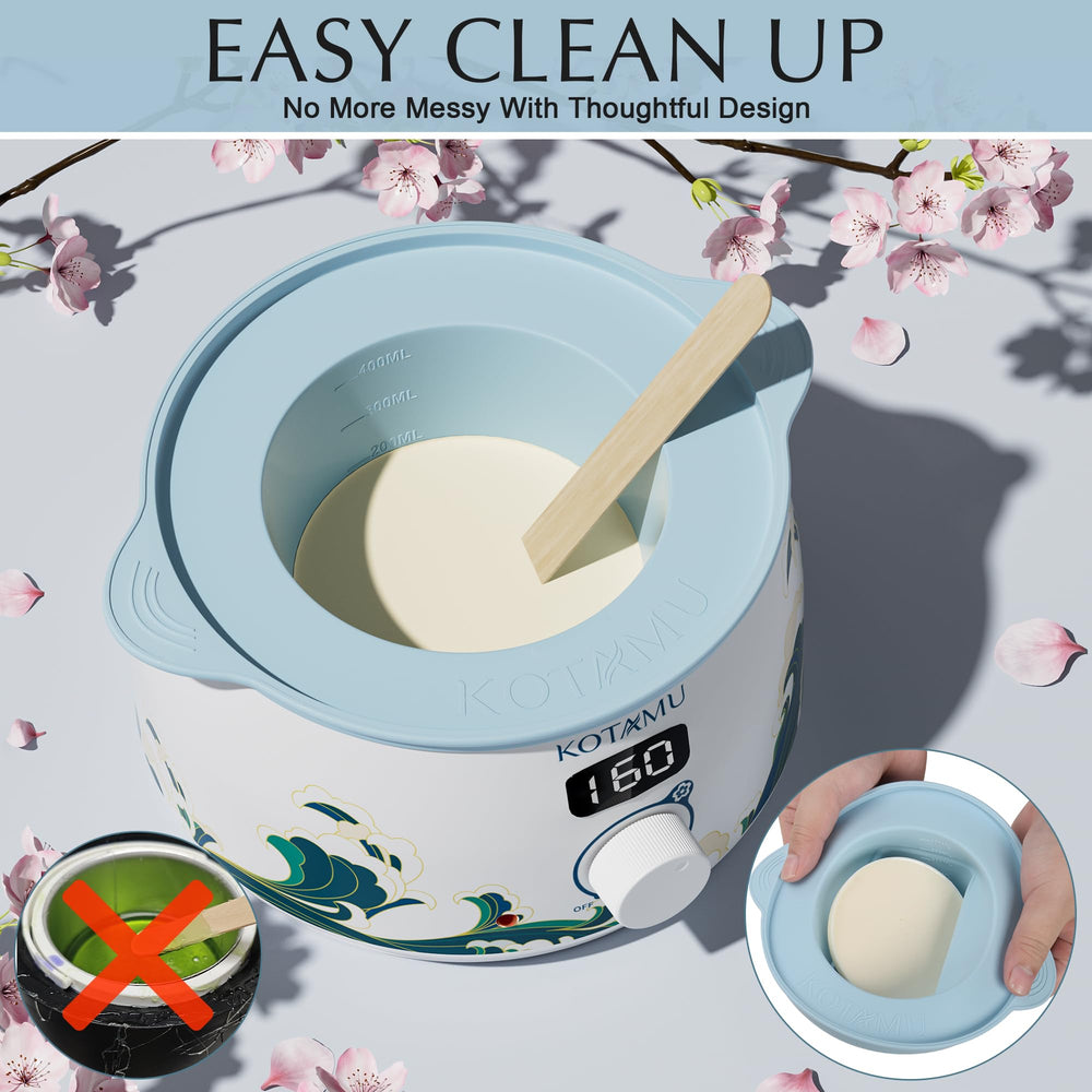 KOTAMU bikini-waxing focus for sensitive areas with gentle hair grip