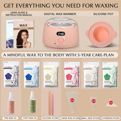 KOTAMU wax kit for face, eyebrows and bikini shows multipurpose waxing use