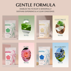 KOTAMU waxing kit wax beads closeup: gentle formula for sensitive skin