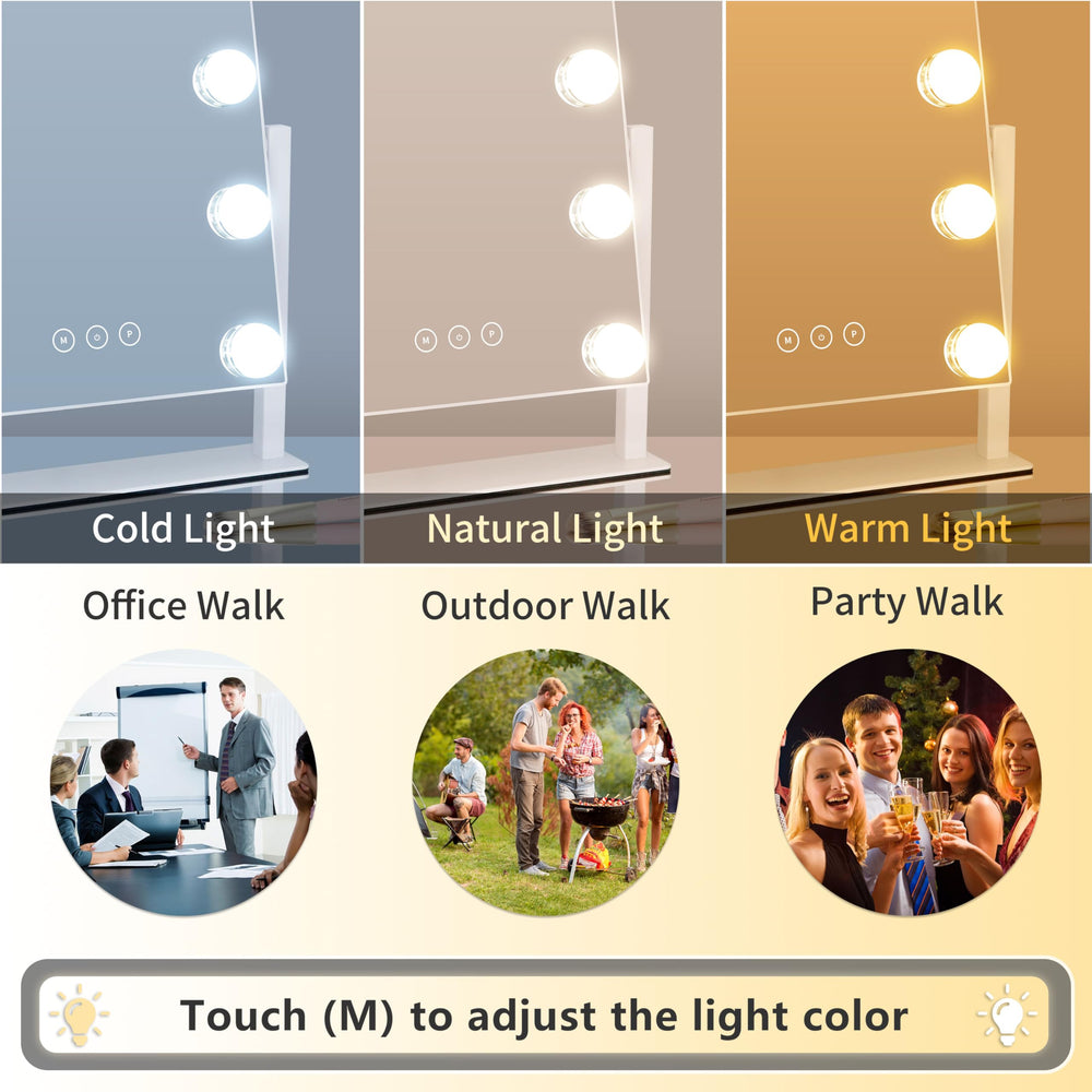 Kotdning detachable 10x magnifying mirror ideal for precise mascara and eyeliner.