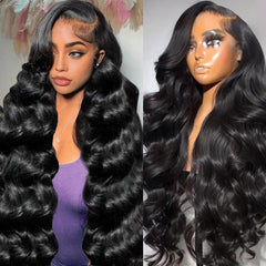 KOTTN 30-inch lace-front wig shows natural hairline for seamless daily wear