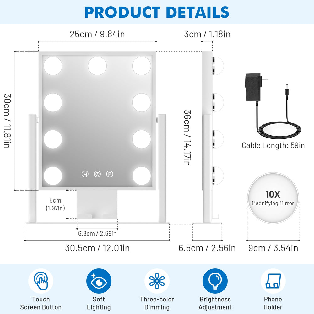 Kottova 360-degree rotation design for versatile viewing angles.