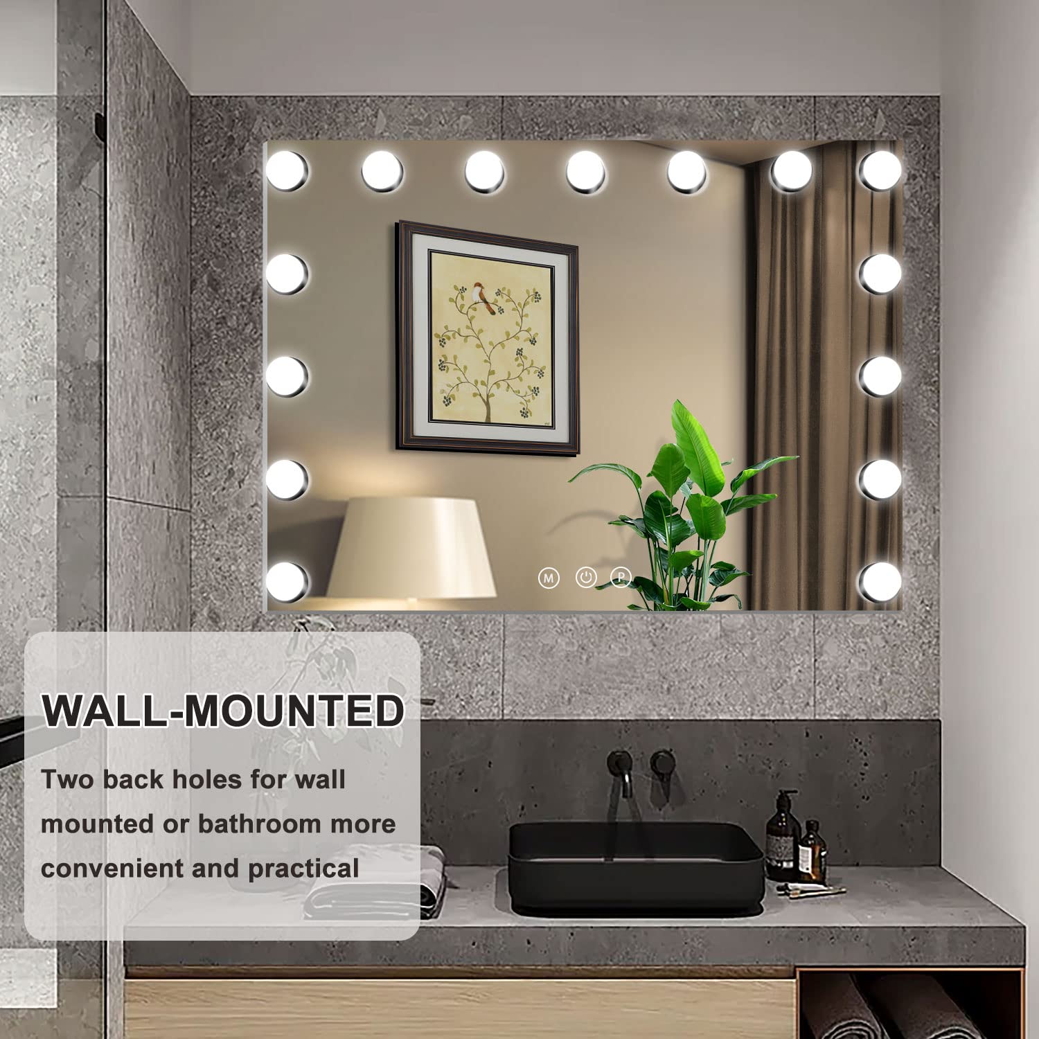 Kottova vanity mirror portable 10X detail mirror for precision tasks