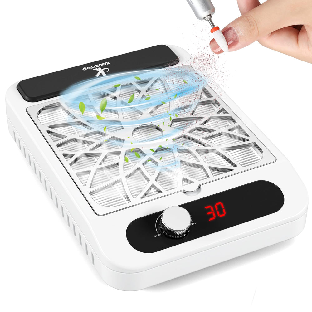KouzItop Nail Dust Collector suitable for both salon and home use.