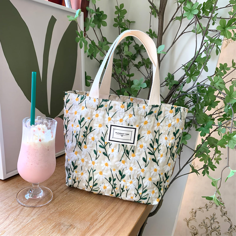 Kovewon canvas-corduroy tote texture emphasizes durability and soft touch
