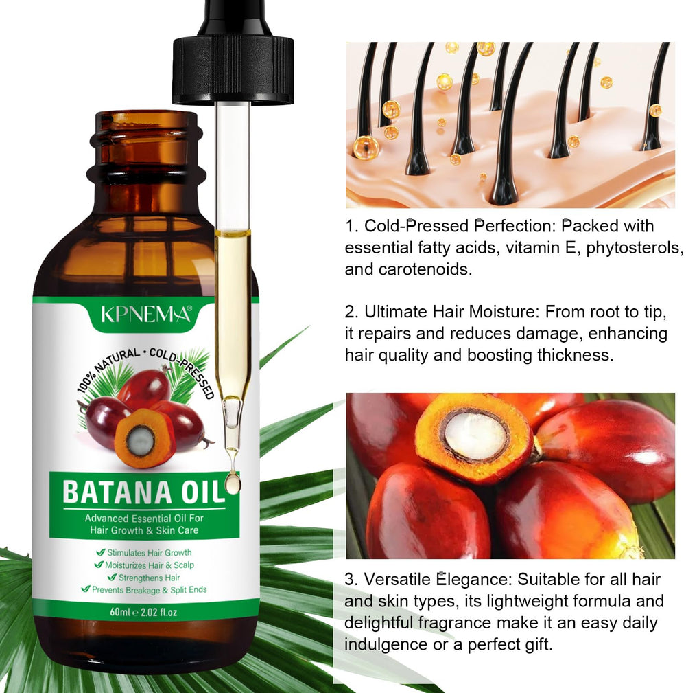 KPNEMA Batana Oil skin anti-aging smoothing supports balanced, radiant complexion.