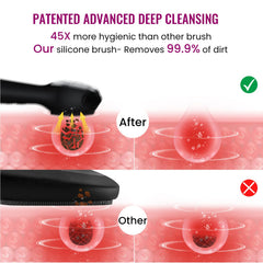 Kpyphm silicone face scrubber with five modes for tailored cleansing.