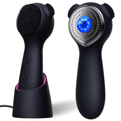 Kpyphm silicone face scrubber held for at-home cleansing.