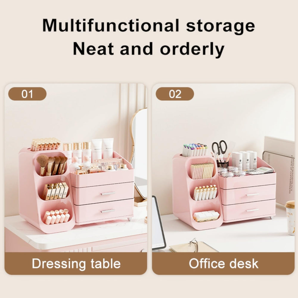 KQJS makeup organizer bathroom-sink-ready design withstands humidity on counters