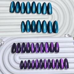 KQueenest glitter glue-on nails kit shown with sparkling glam on demand.