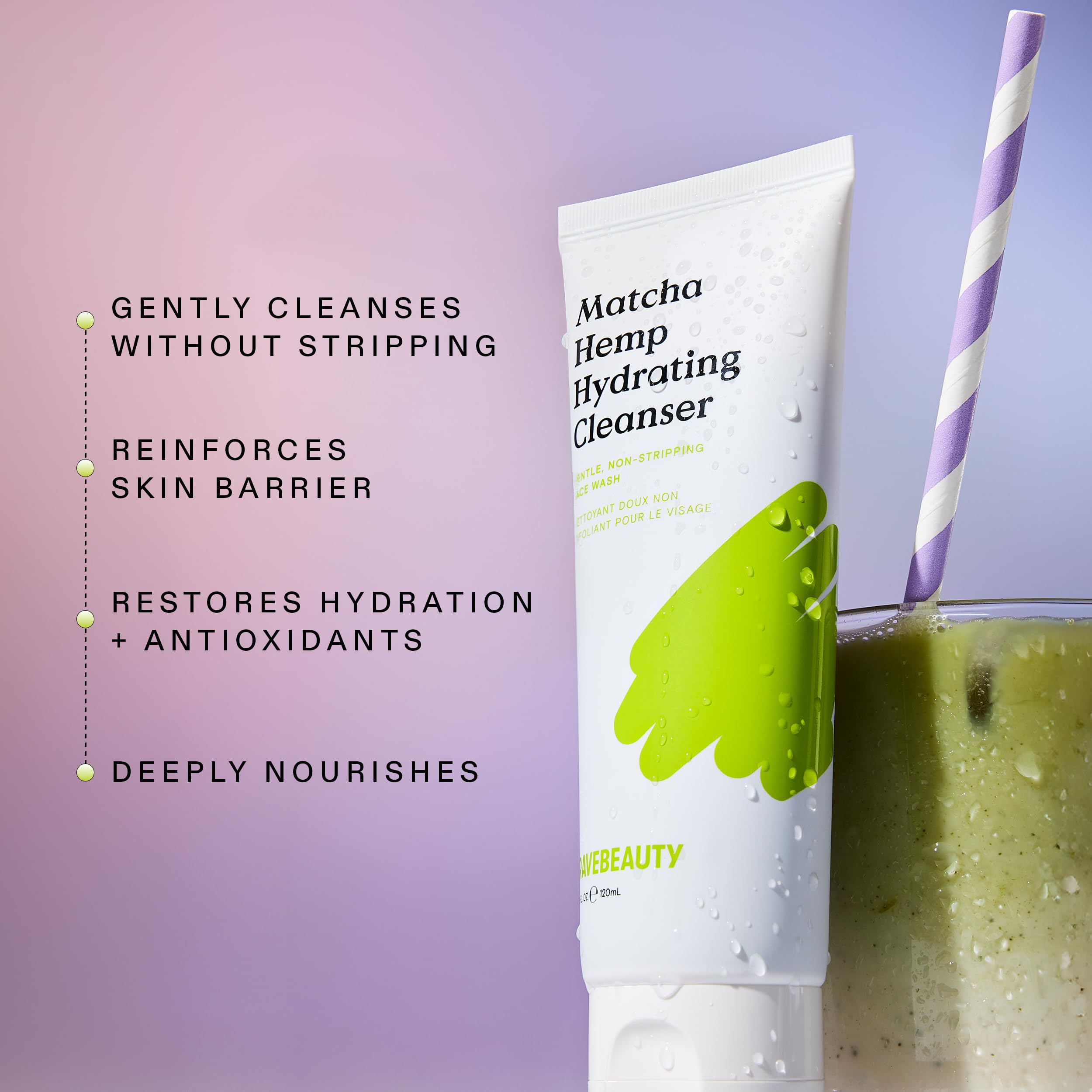 KraveBeauty pump close-up revealing gel texture and easy dispensing benefit
