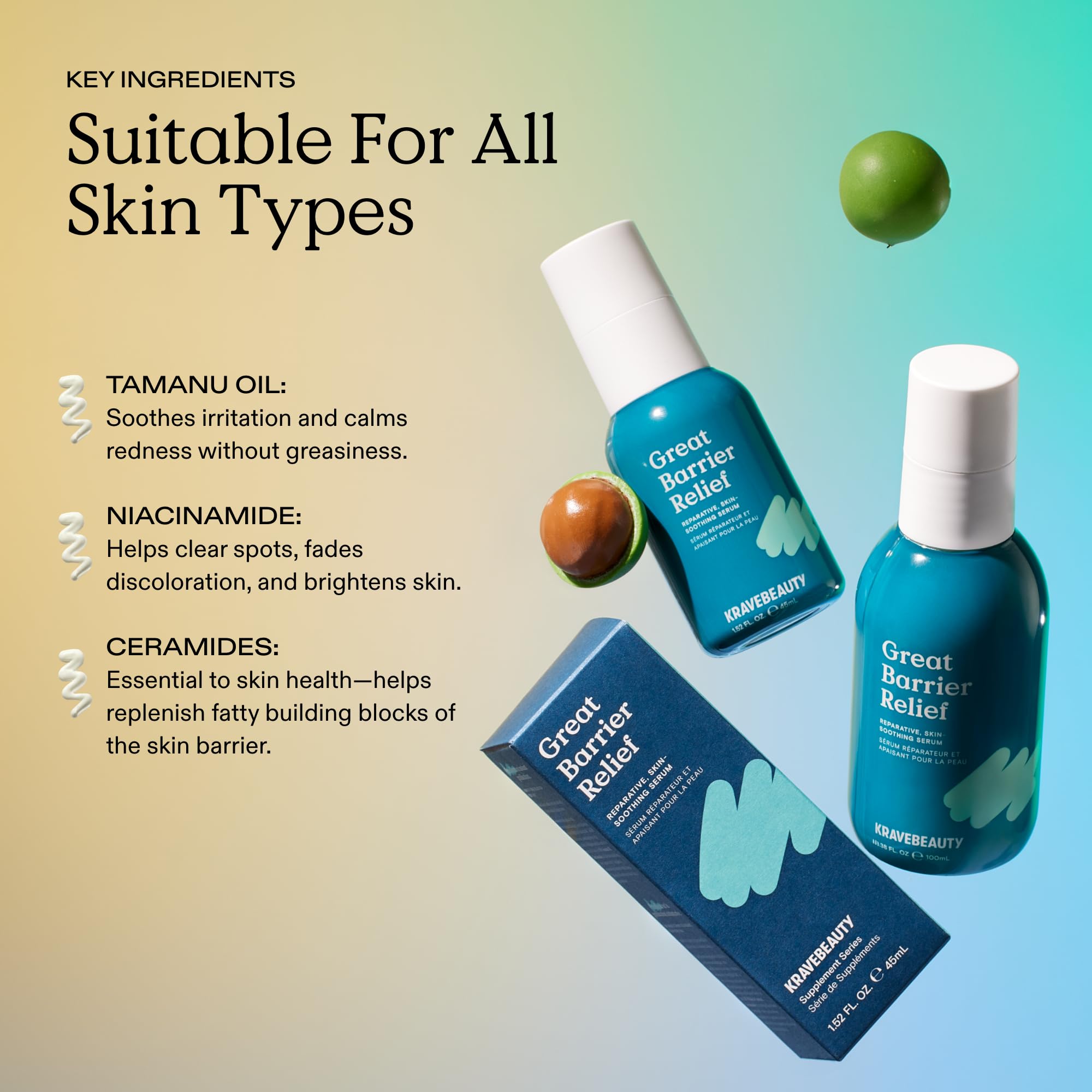 KraveBeauty packaging recyclable to reduce environmental footprint.