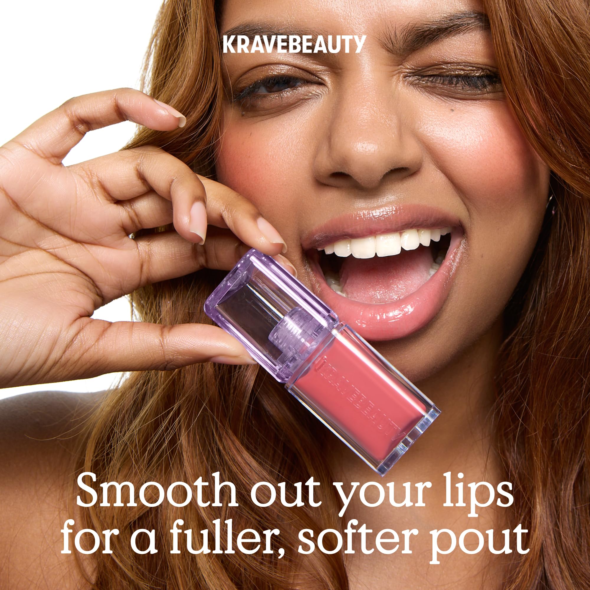 KraveBeauty Plumptuous texture droplet demonstrating non-sticky hydrating oil
