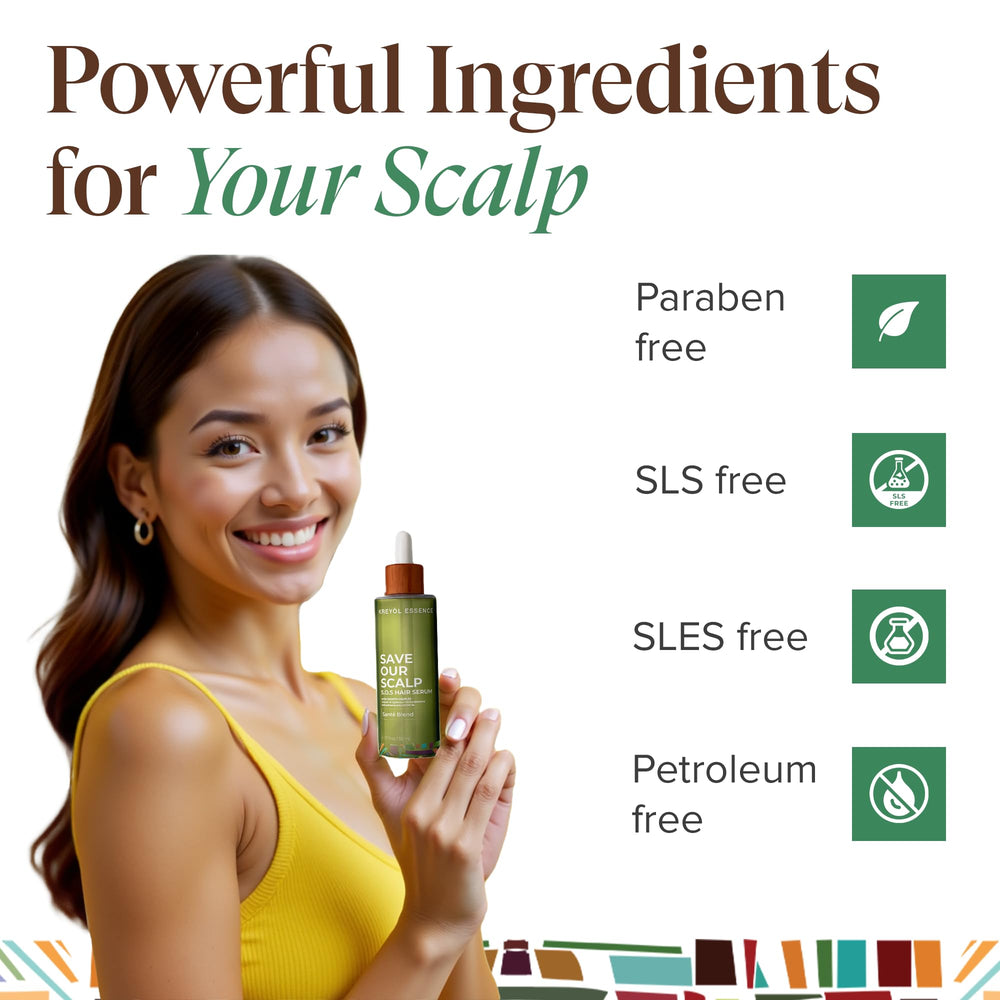 KREYÒL ESSENCE SOS Serum adds shine and smoother strands