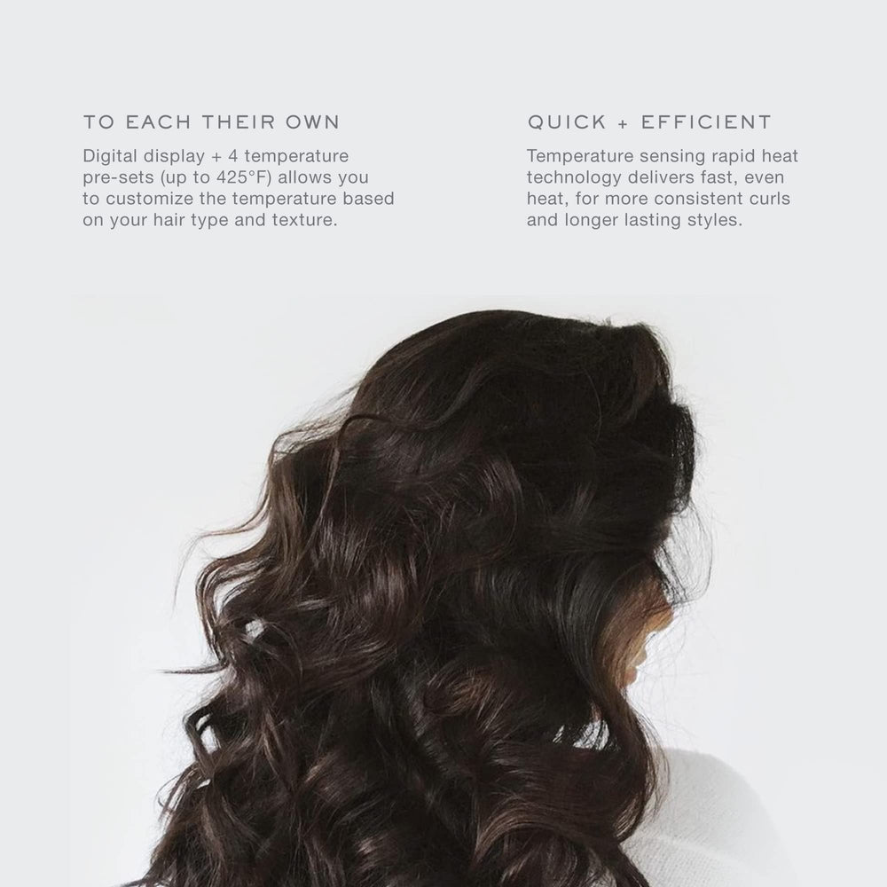 Kristin Ess long-barrel curling iron with even heat for consistent curls