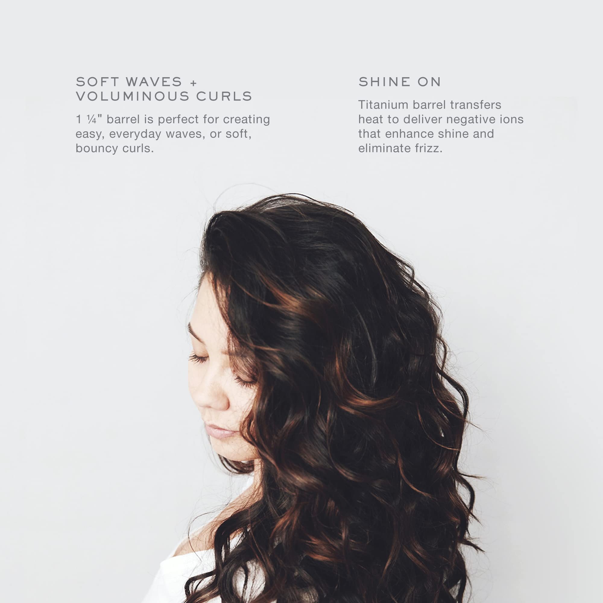 Kristin Ess pivot wand features a 90-degree rotation for easy styling