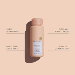 Kristin Ess Hair Signature Conditioner application demonstrates smoothing and detangling
