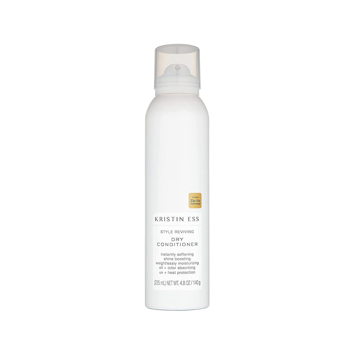 Kristin Ess Hair Style Reviving Dry Conditioner bottle showing moisture and shine for detangling before styling
