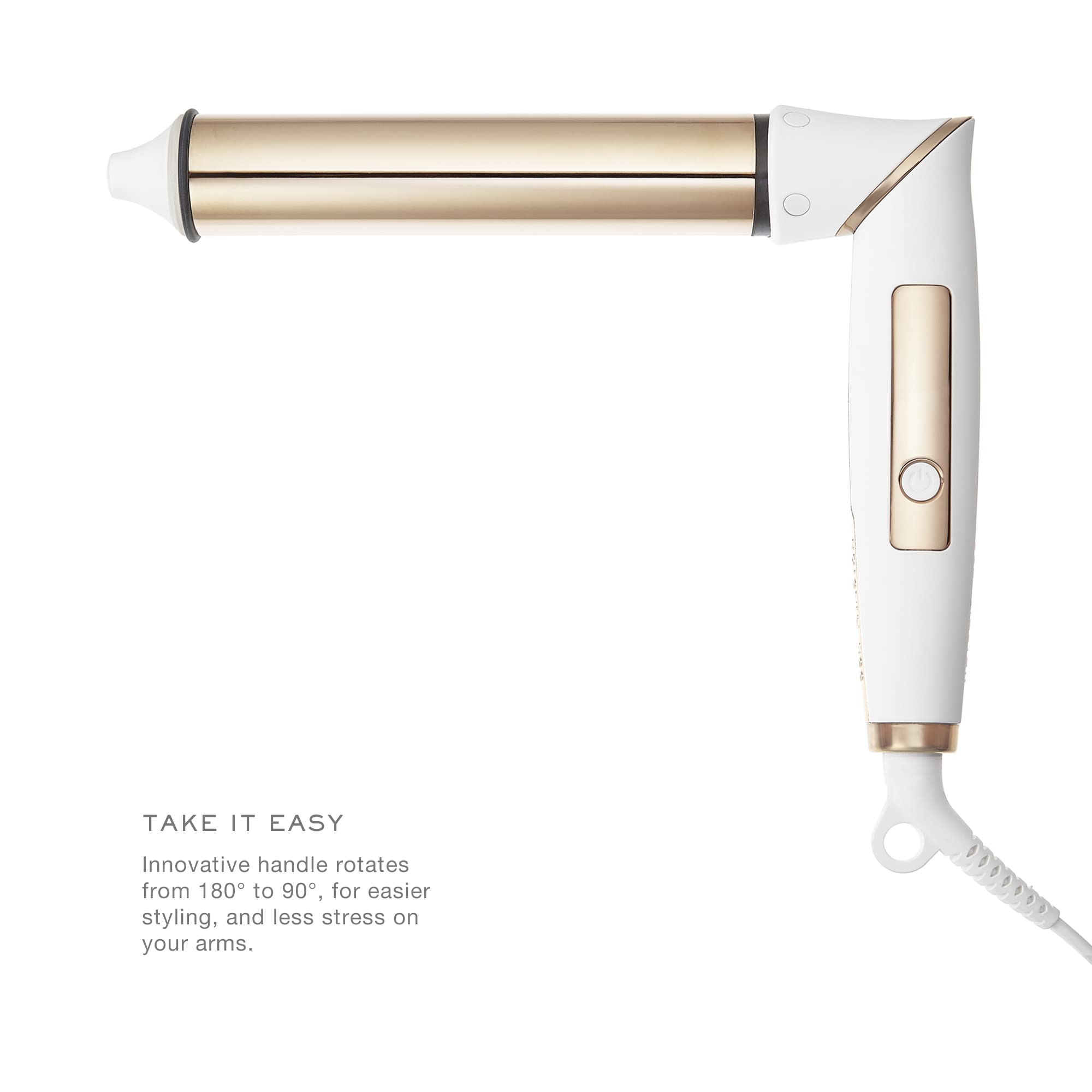 Kristin Ess titanium barrel wand delivers fast heat and glossy shine