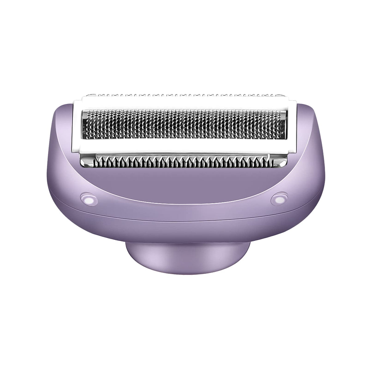 Krovena replacement shaver head top view shows precision blades for sensitive skin.