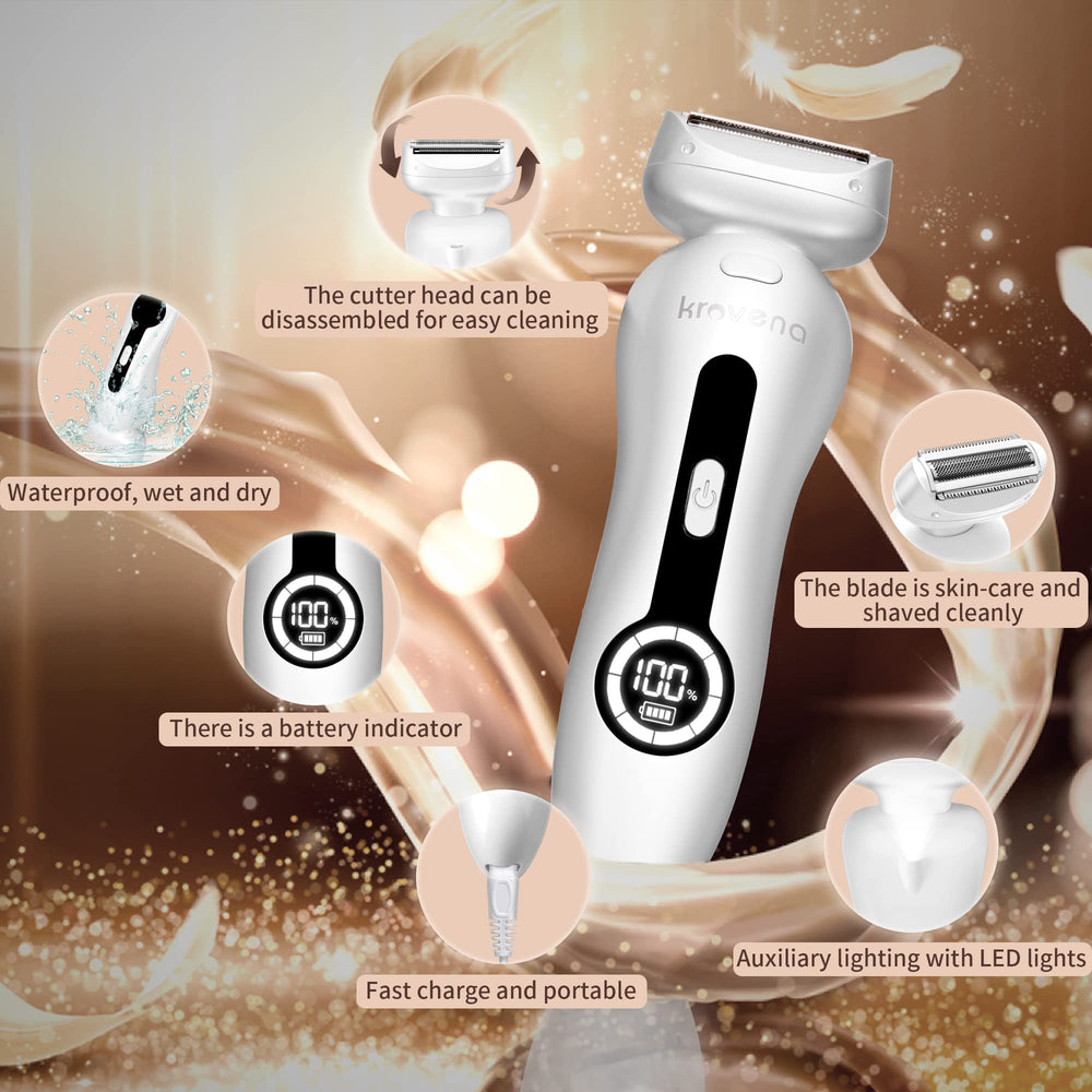 Krovena portable design fits compact travel bags for touch-ups on the go.