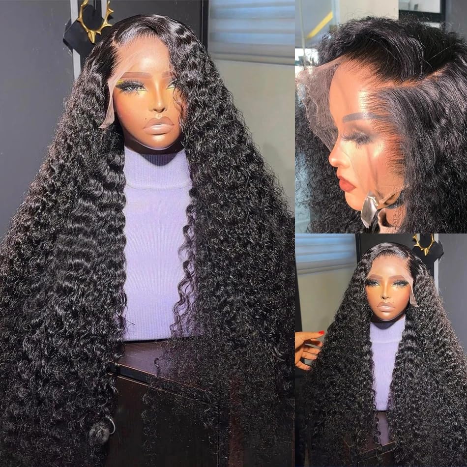 Ksflaae Water Wave wig cap construction showing breathable front and secure fit