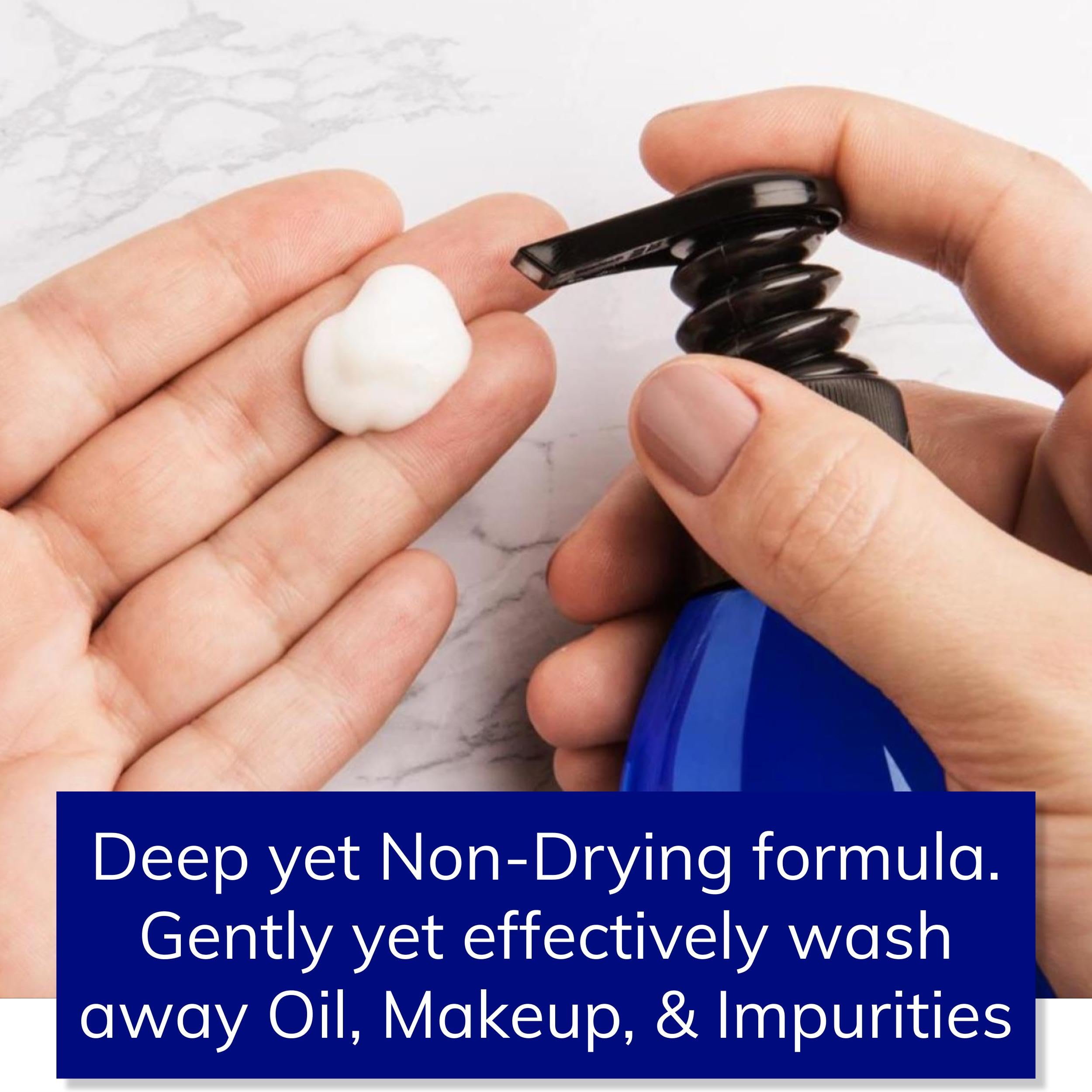 Ktchn Apothecary natural hydrating foaming facial cleanser hand-lather demonstrates a hydrating cleanse for all skin types