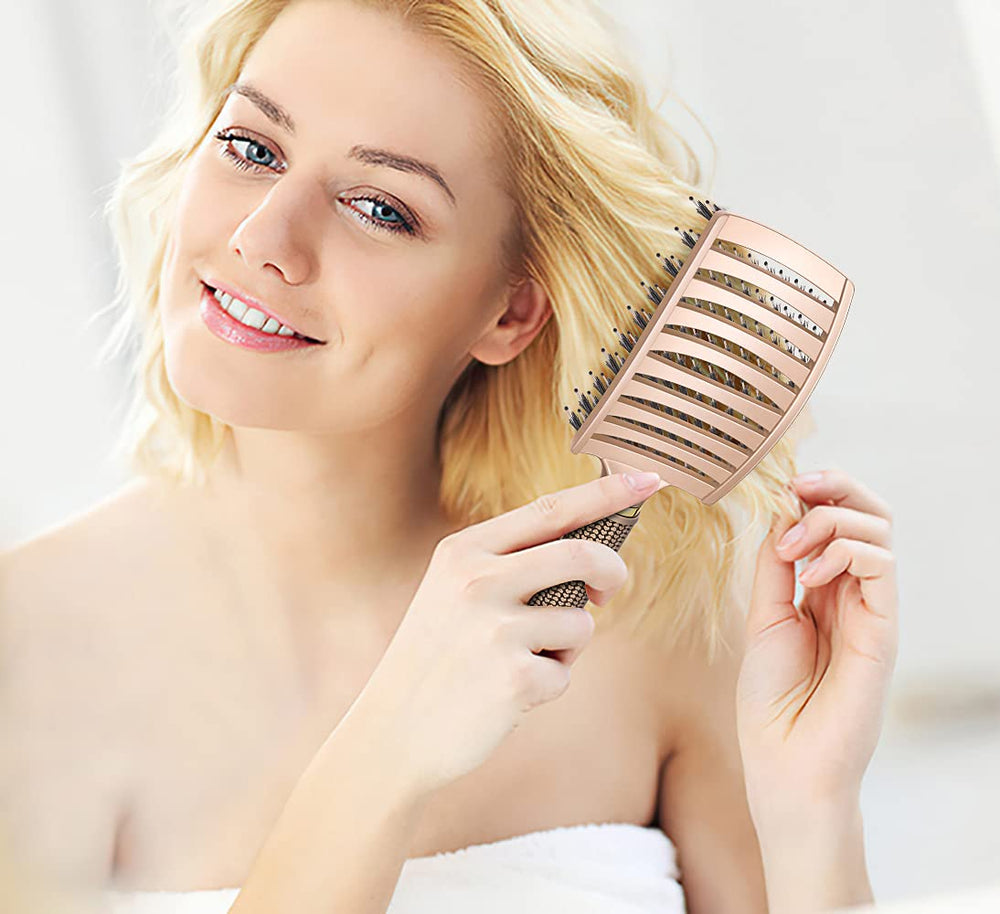 KTKUDY detangler suitable for women, men, kids, and all hair types.