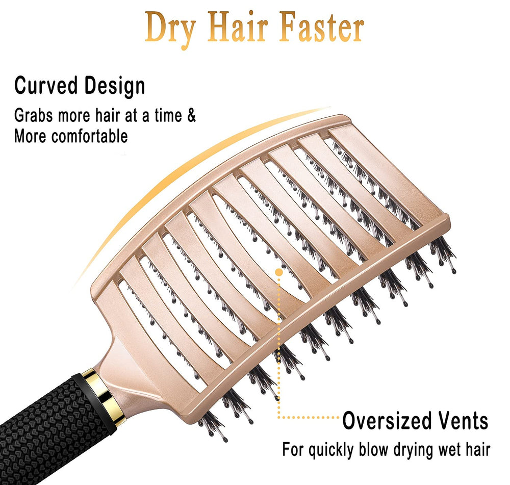 KTKUDY detangling brush gift-ready packaging for gifting