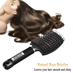 KTKUDY detangling brush wet hair use, gentle knots removal with minimal pulling