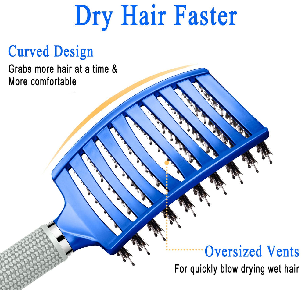 KTKUDY easy-grip handle makes brushing comfortable for all ages