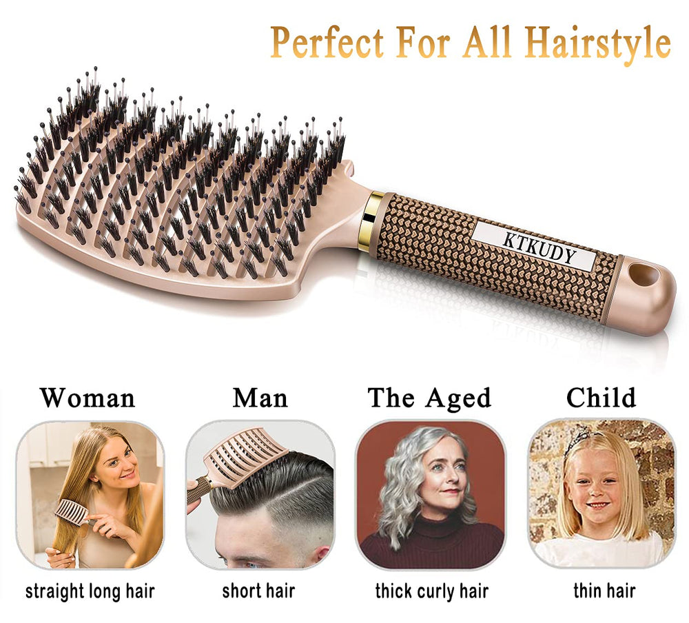 KTKUDY gift-ready detangler brush offers a thoughtful present for loved ones.
