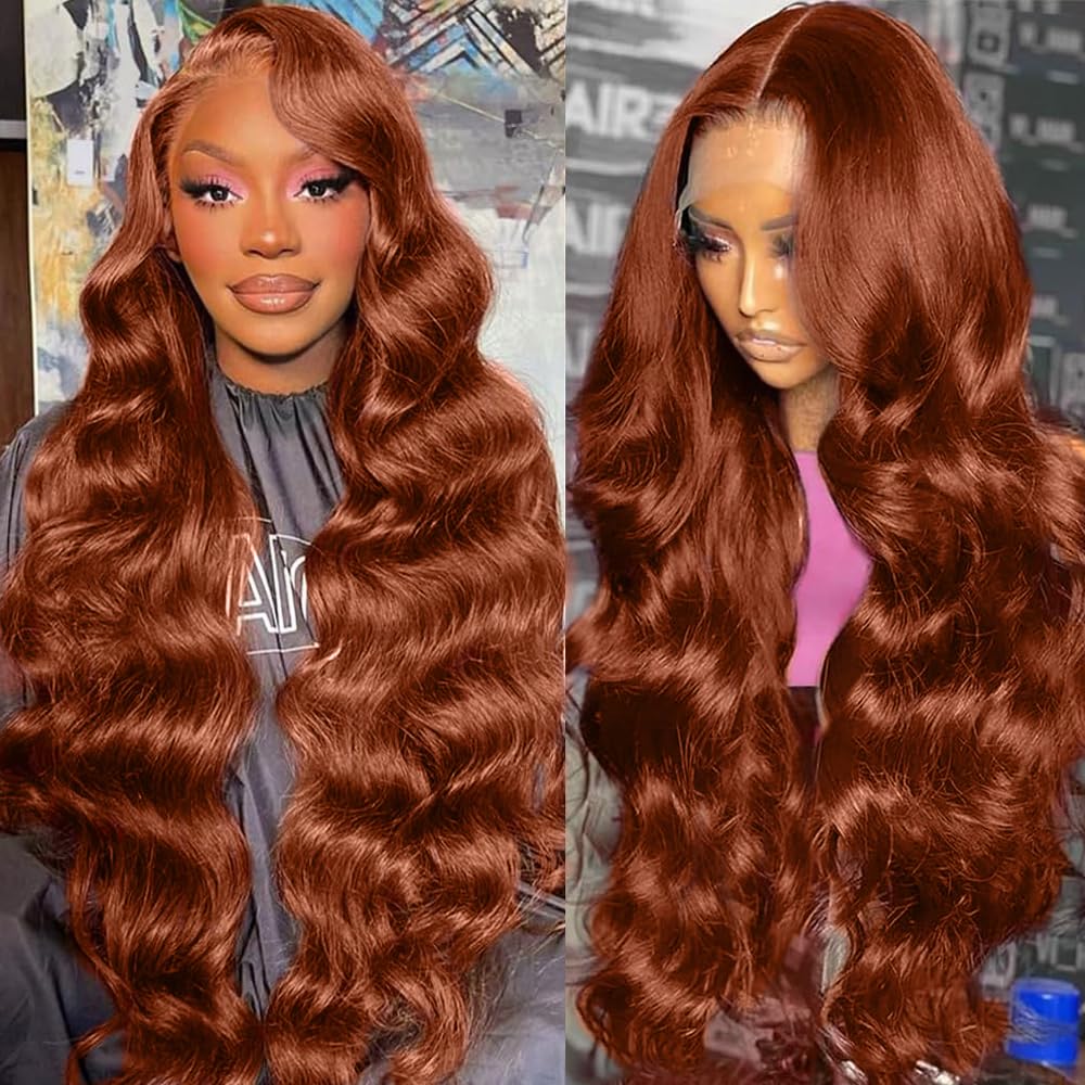 KTOOYKE 6-inch deep parting lace-front wig enables middle or side part