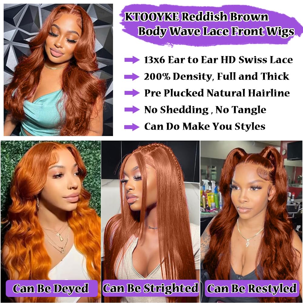KTOOYKE Brazilian virgin human hair wig 30 inch for long wear