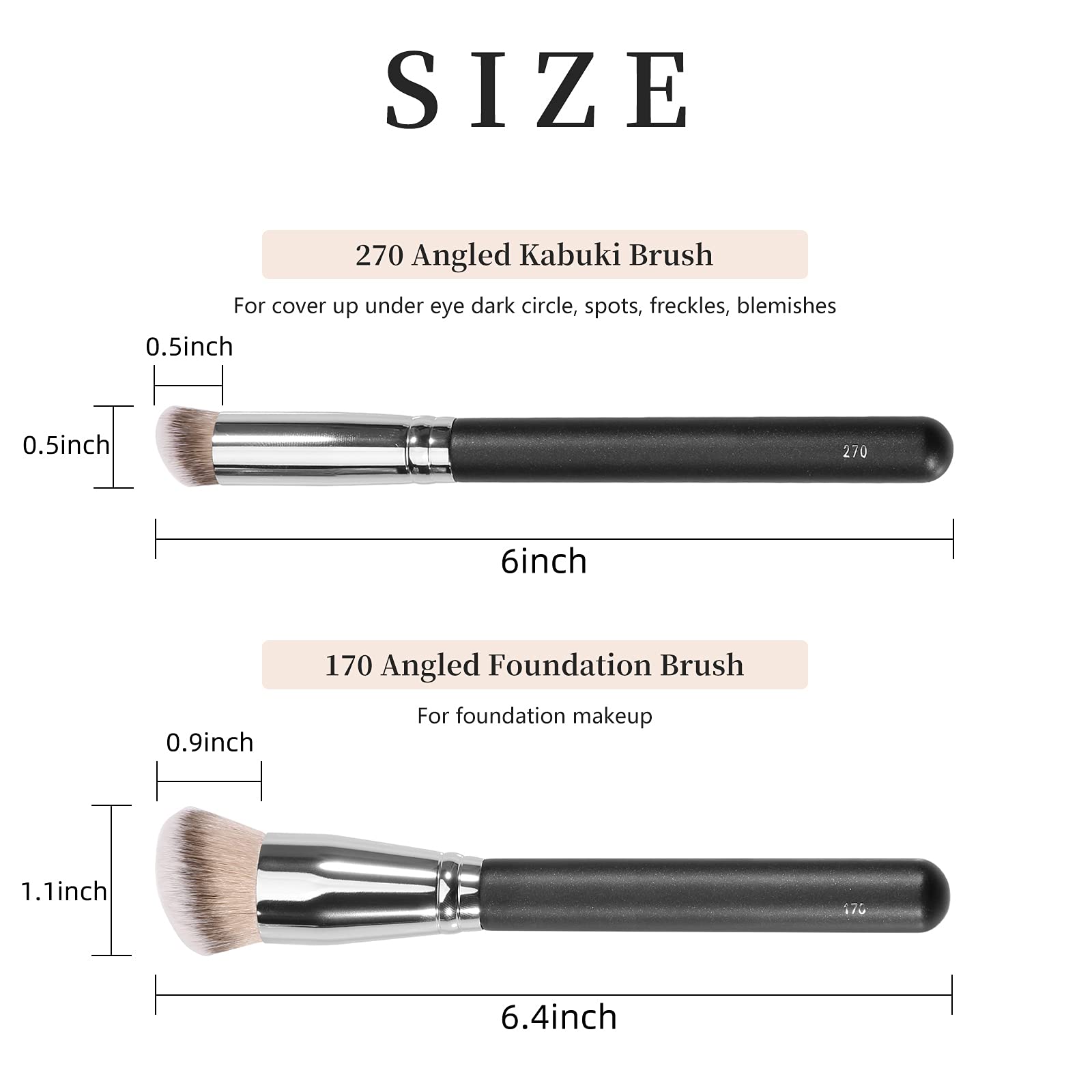 Kugge setting powder brush angle helps lock in finish.