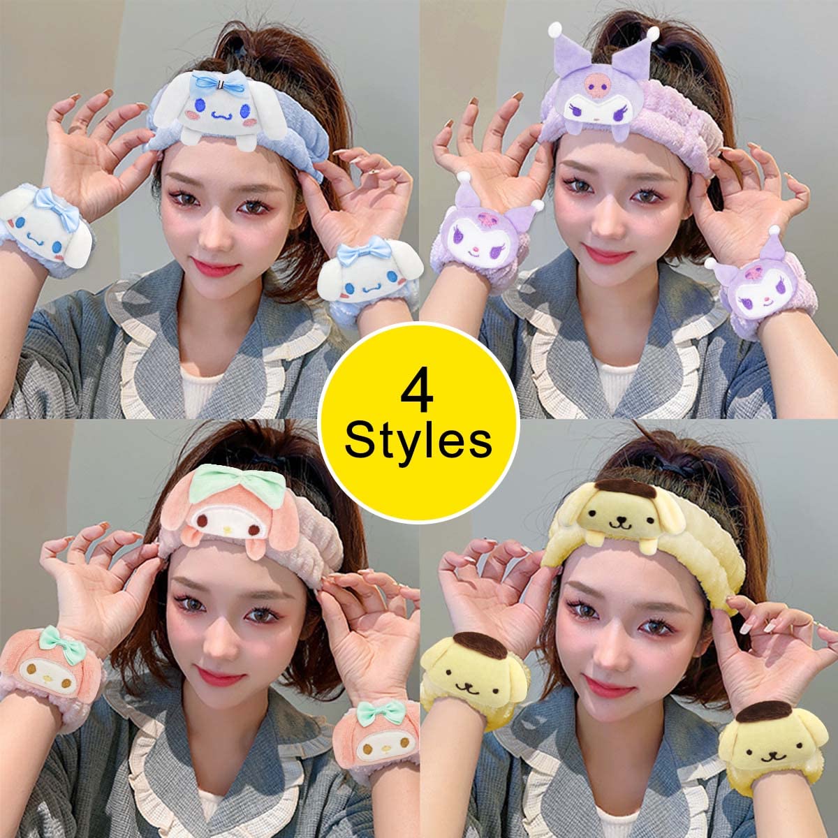 Kugiter spa headband is ideal for makeup removal and yoga sessions.