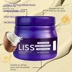 KUHSE Liss Alisado hair before-after shows smoother, shinier result