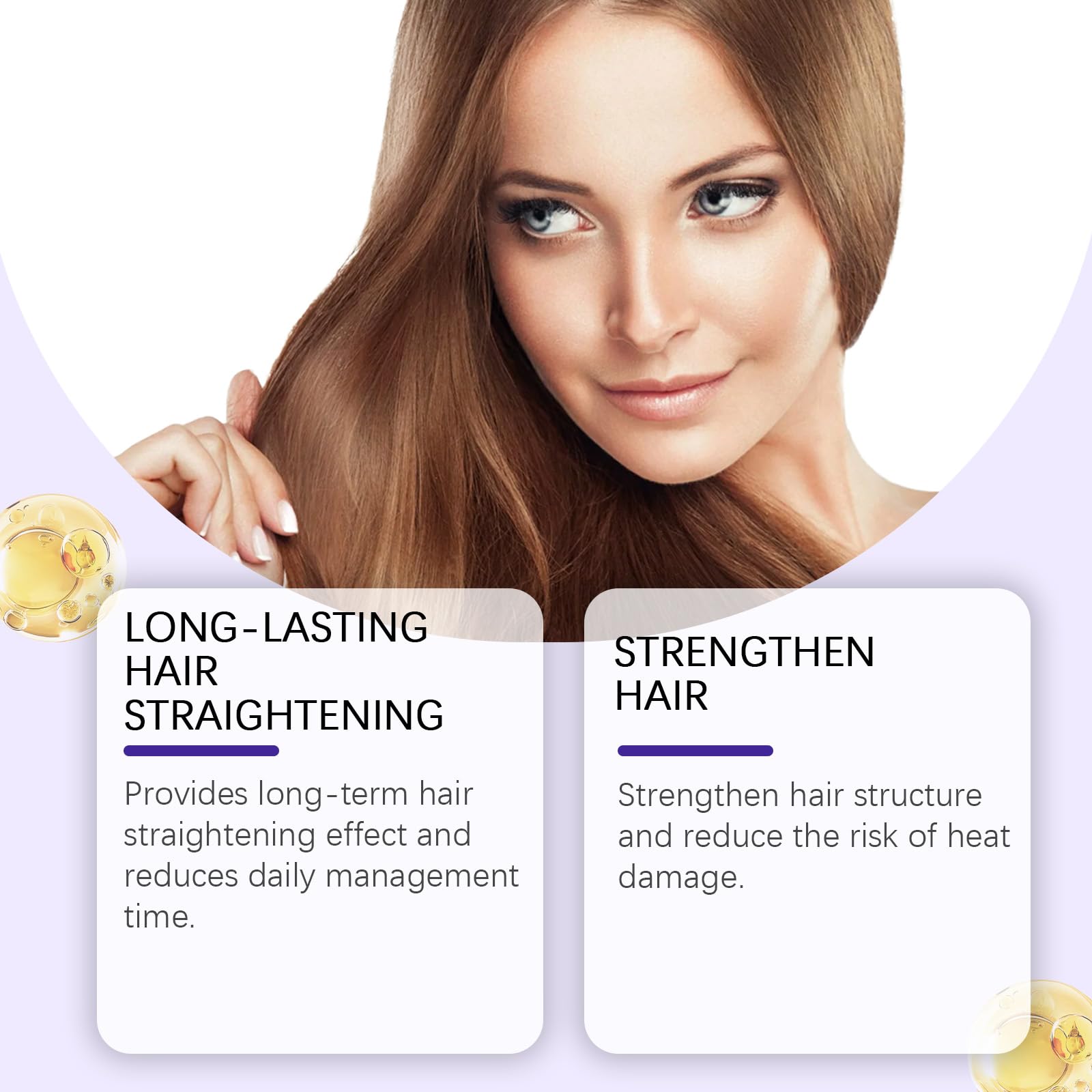 KUHSE Liss Alisado humidity-blocking technology preserves straightness and reduces frizz