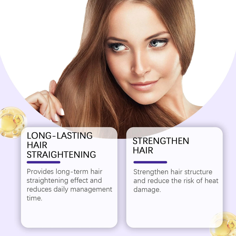 KUHSE Liss Alisado humidity-blocking technology preserves straightness and reduces frizz