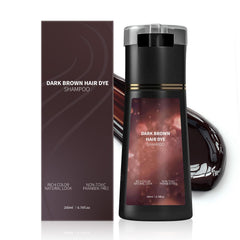 KUKSY Hair Color Dye Shampoo bottle shows precise, mess-free application and gray coverage.
