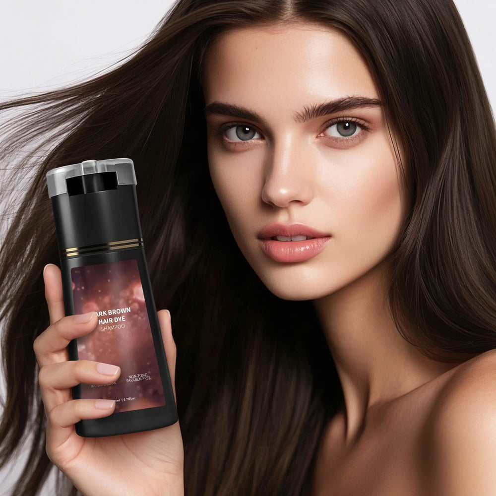 KUKSY Hair Color Dye Shampoo delivers gray coverage in 10–15 minutes.