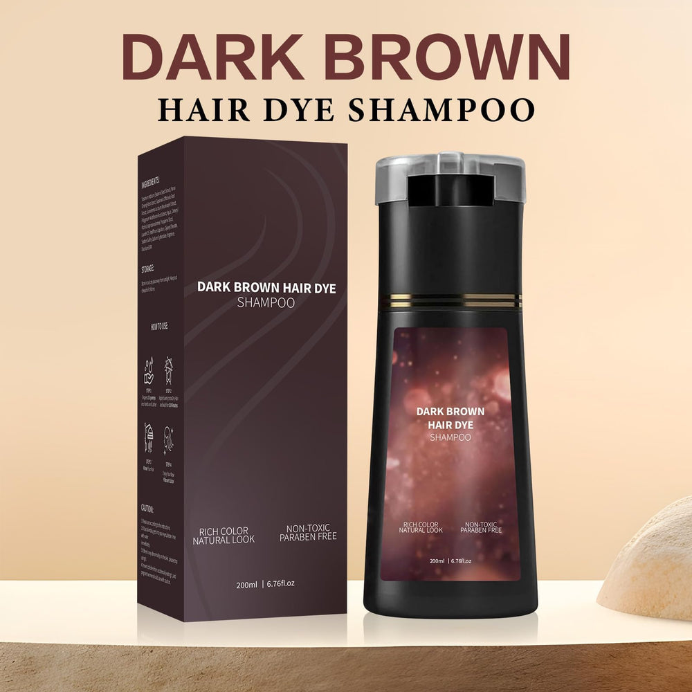 KUKSY Hair Color Dye Shampoo with nourishing botanicals for gentle conditioning.