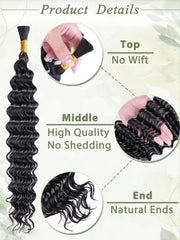 KULYMUWIG braiding hair bleached-ready dyed capability for custom color.