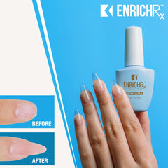 ENRICHRx gel under UV/LED lamp for fast 60-second cure.