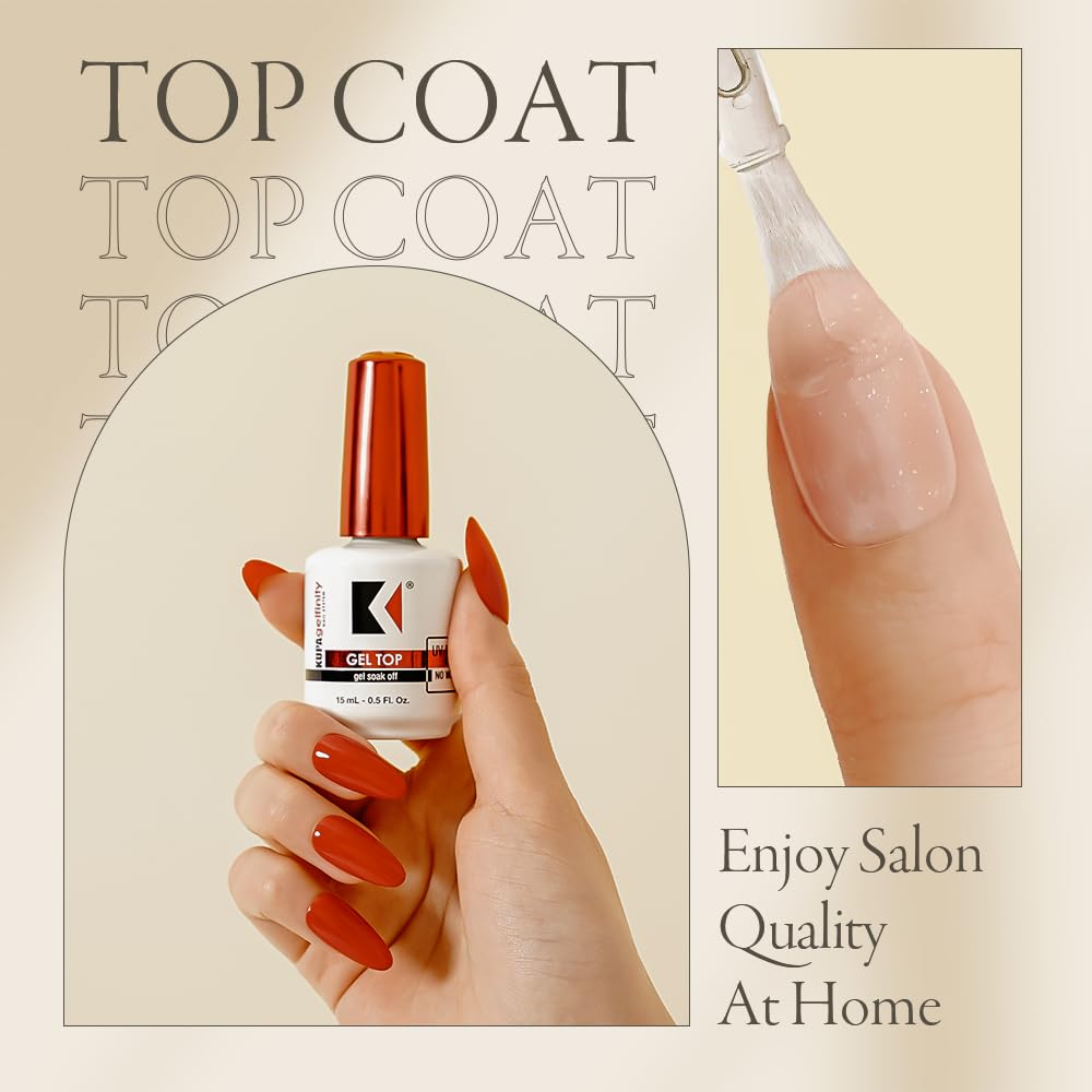 KUPA GelFinity manicure setup scene hints at professional results at home.