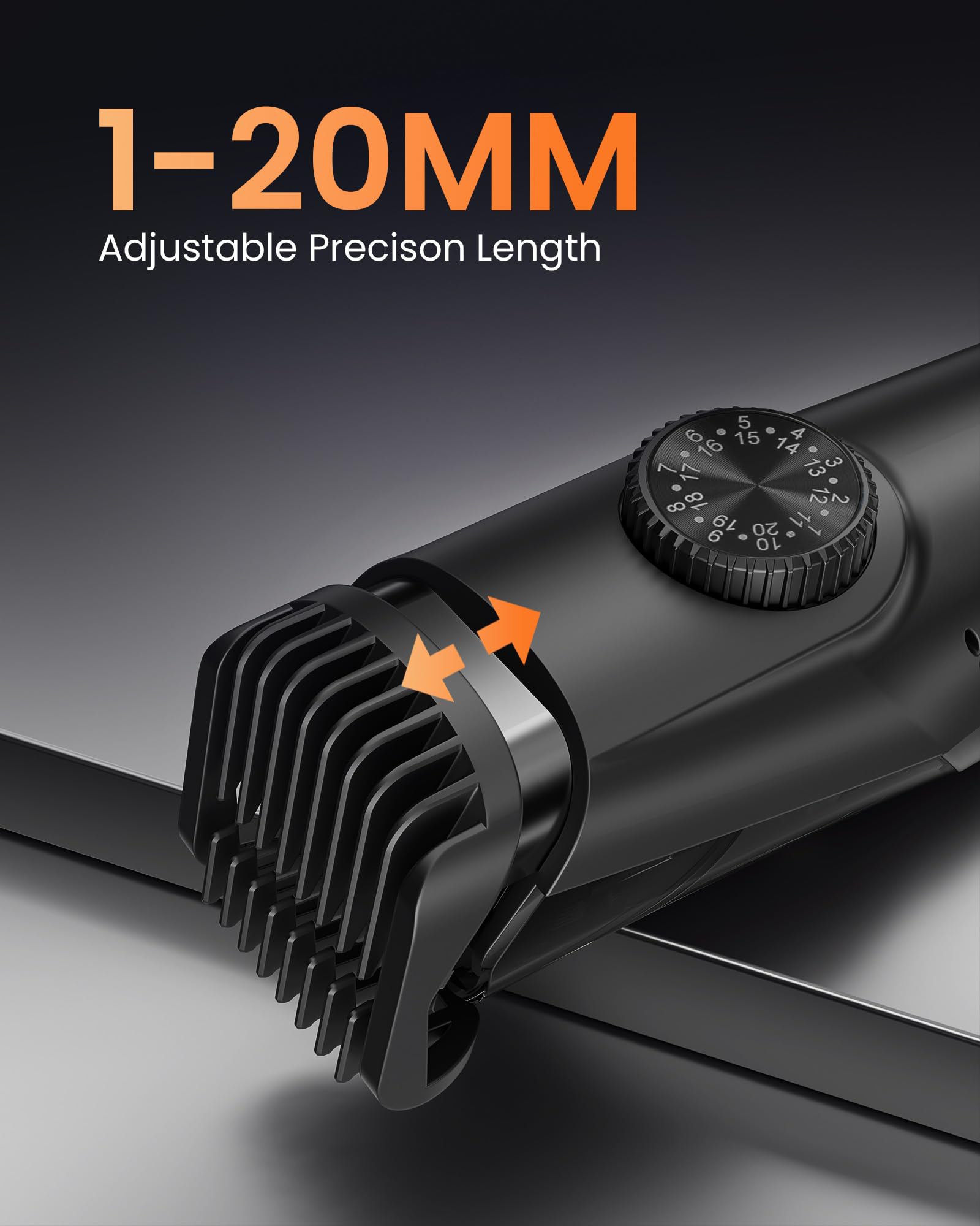 Kurtmark In-use trimmer delivers quick, even beard detailing.