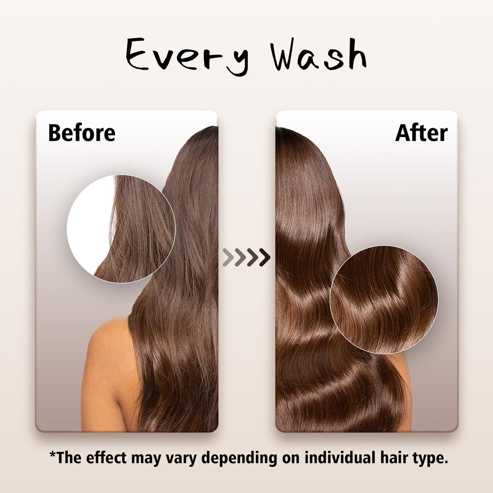 Kurula hair volume after use shows bouncy, soft, fluffy results.