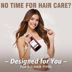 Kurula Shampoo bottle open reveals cleansing and nourishing action for everyday hair care.