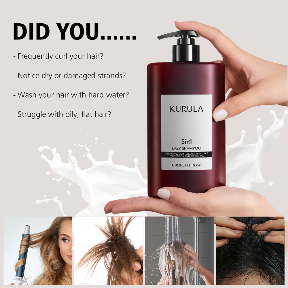 Kurula Shampoo fragrance coco blend suggests long-lasting scent after wash.