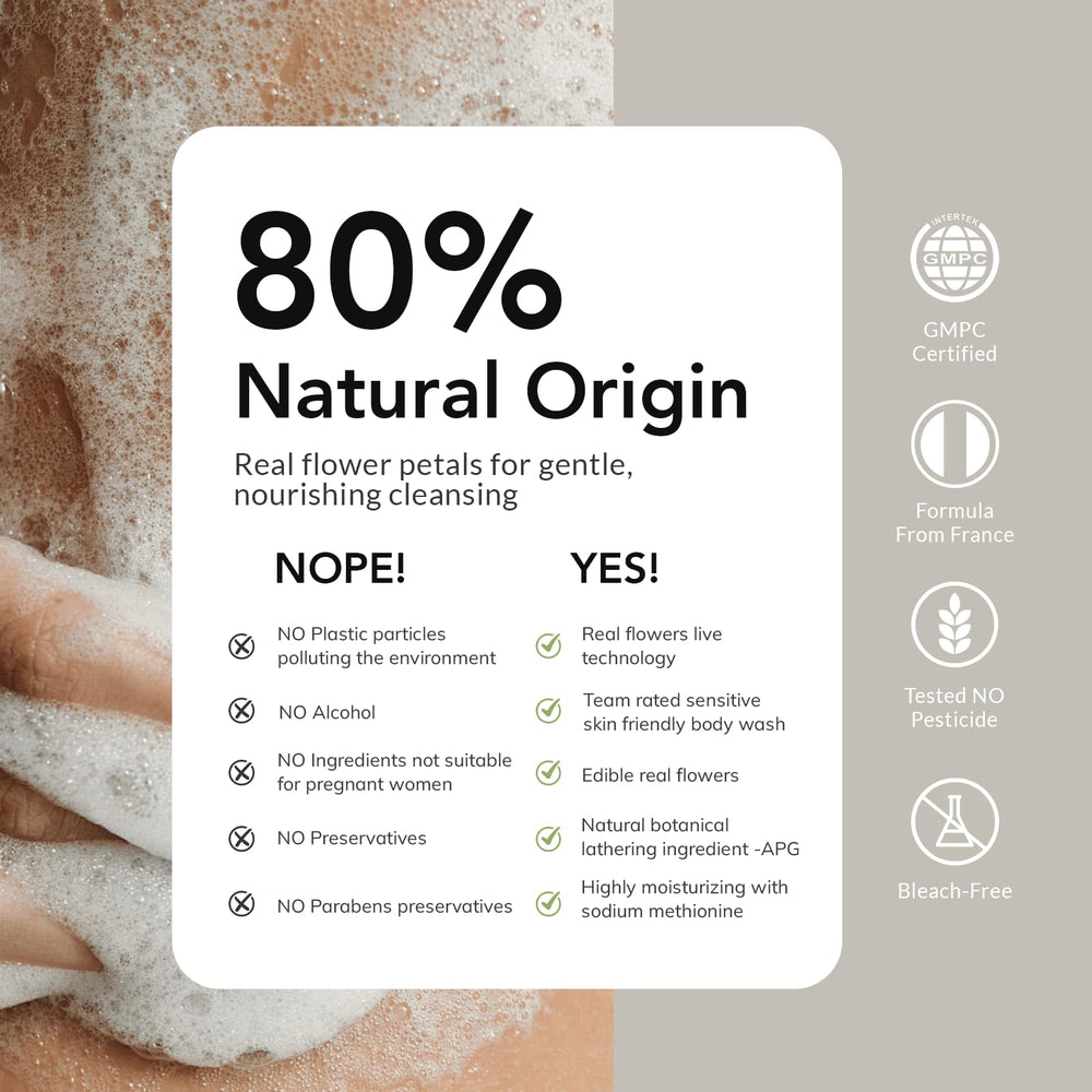 Kustie daily-use sensitive skin close-up demonstrates gentle, dermatologist-tested care.